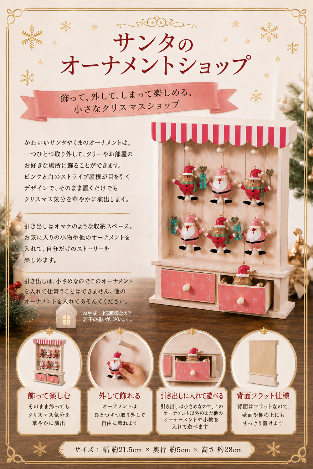 サンタのオーナメントショップ