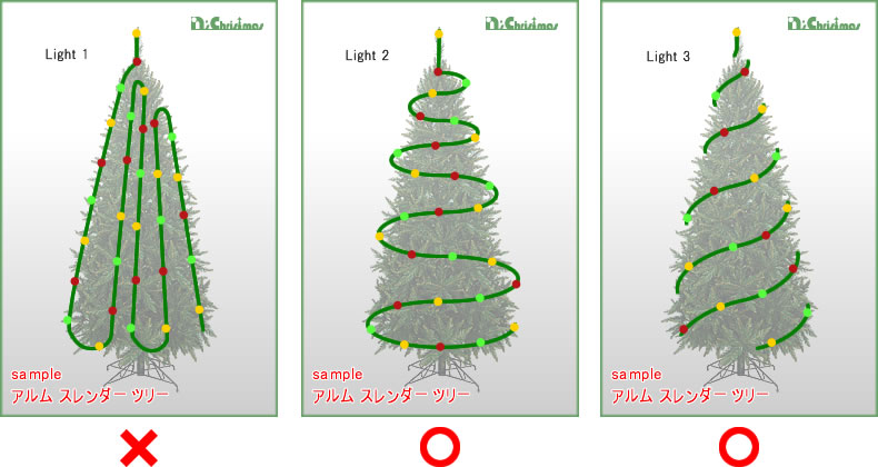 Nakajo S Christmas 上手なクリスマスツリーの飾り方 ライトの飾り方